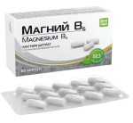 Магний + B6, капсулы 500 мг 60 шт БАД