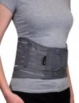 Корсет ортопедический, Orto.nik (Орто.ник) р. S арт. ПР-312 ус противорадикулитный усиленный полужесткий 6 ребер жесткости ширина 22 см серый