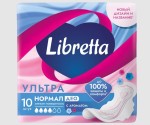 Прокладки женские, Libretta (Либретта) 10 шт ультра нормал део мягкая поверхность