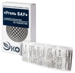 Уголь активированный БАУ, таблетки 250 мг 30 шт