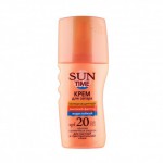 Крем для загара, Биокон 150 мл Сан Тайм SPF20 для чувствительной кожи
